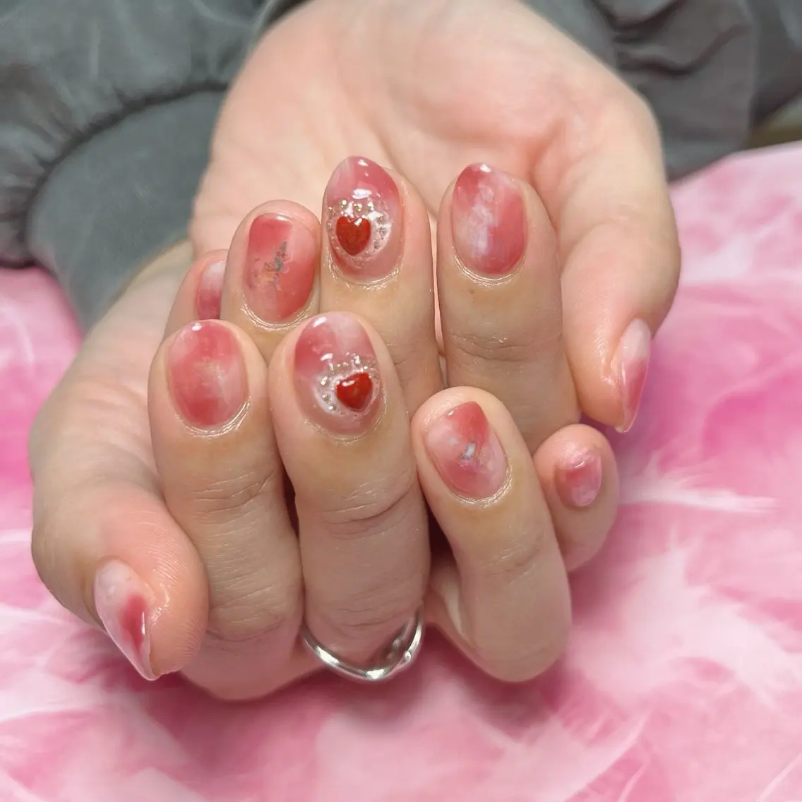 ショート ハンドネイル hs nail salonのネイルデザイン