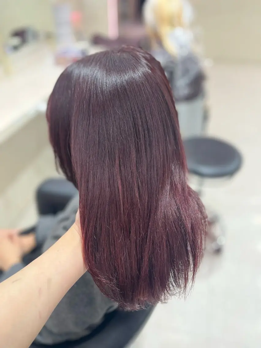 カラー ヘアカラー トリートメント ベージュ・ラベンダー カラー🎀りりのヘアスタイル