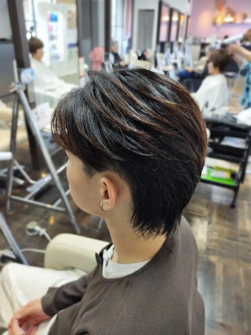 ショート メンズ 久保西🐶 Hirokiのヘアスタイル