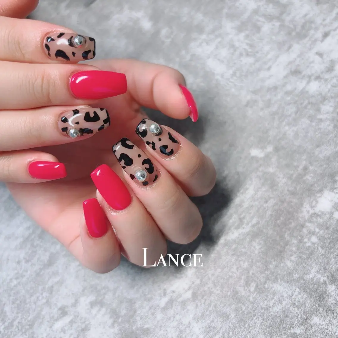 ネイル オーロラネイル フットネイル フレンチネイル キラキラネイル 韓国ネイル ハンドネイル Lance nailのネイルデザイン