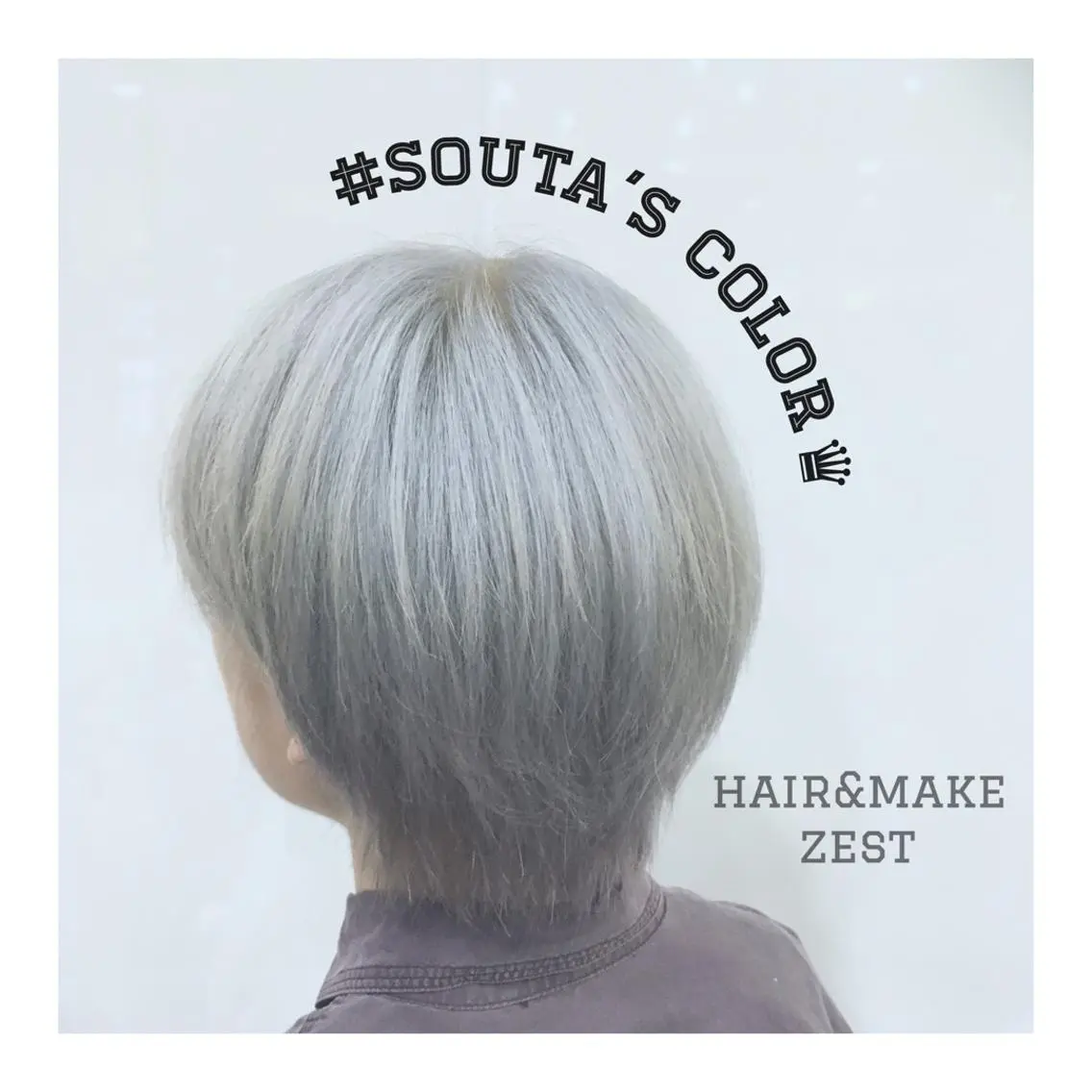 ショート カラー ange☞ soutaのヘアスタイル