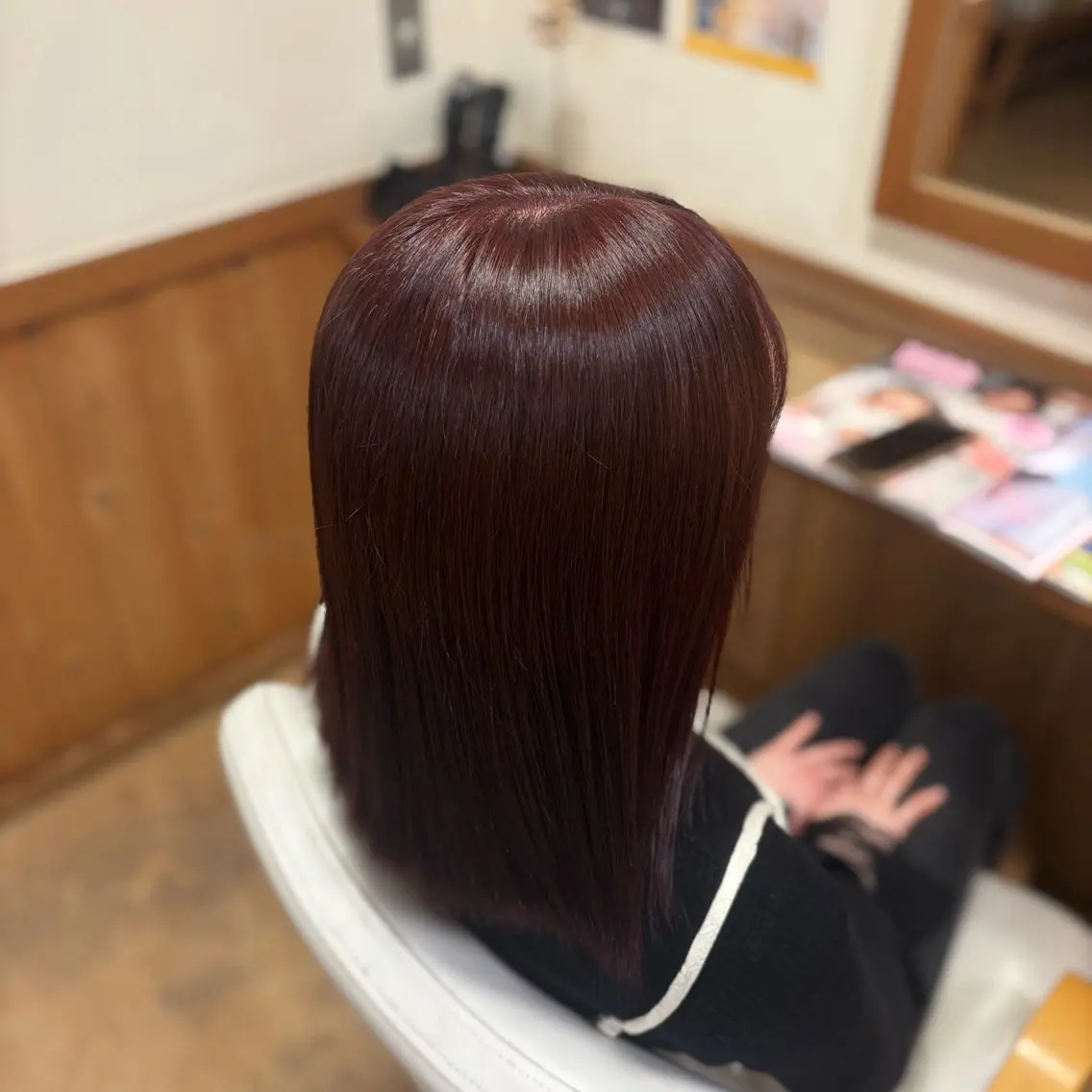 カラー Beam 深澤のヘアスタイル