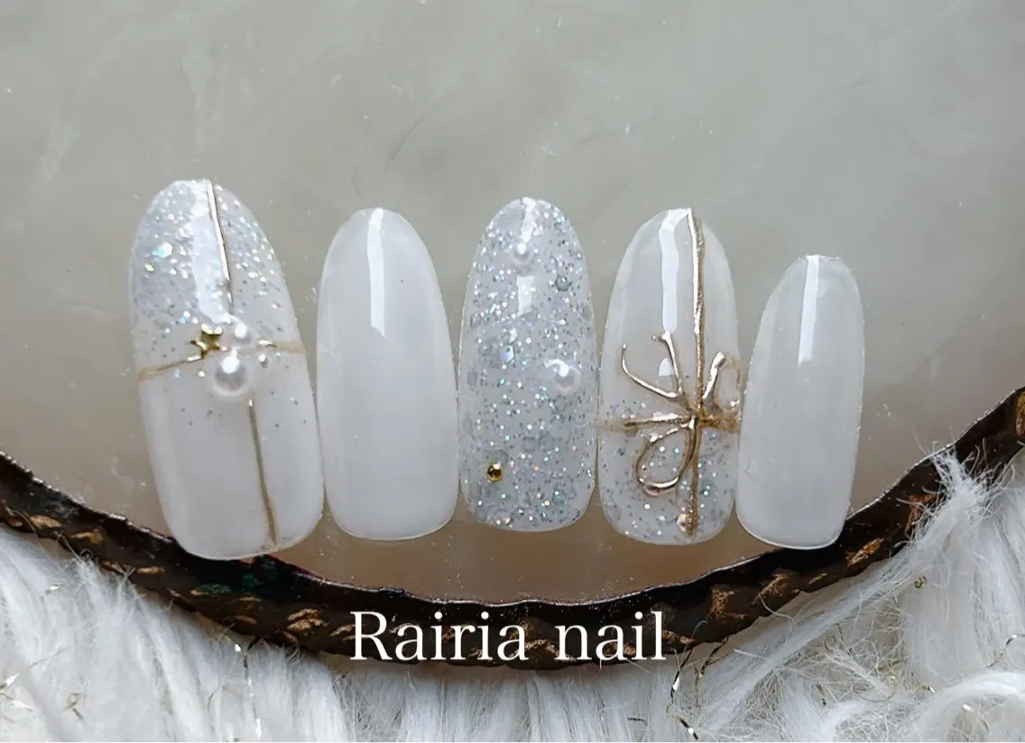 ネイル アートネイル ジェルネイル 持ち込み ニュアンスネイル パラジェル Rairia nail本八幡店のネイルデザイン