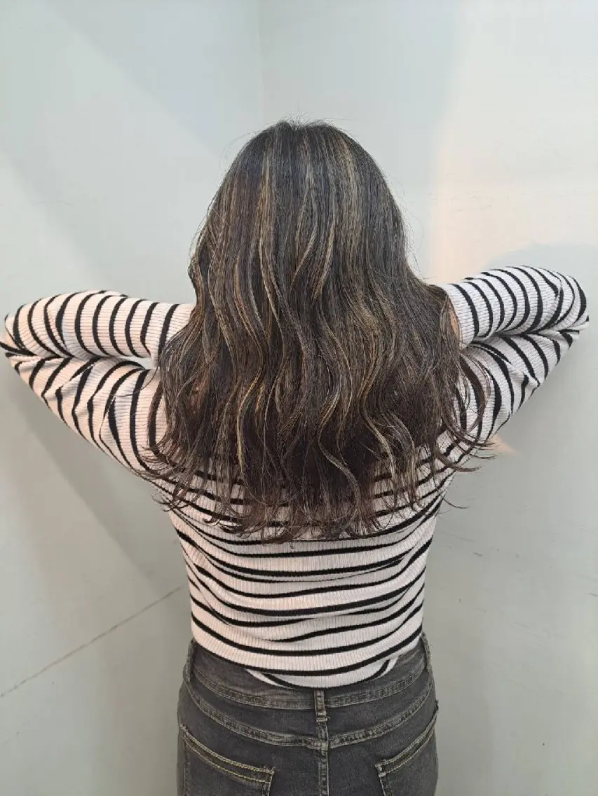 ロング カラー ダブルカラーモデル☆ SHUNYAのヘアスタイル