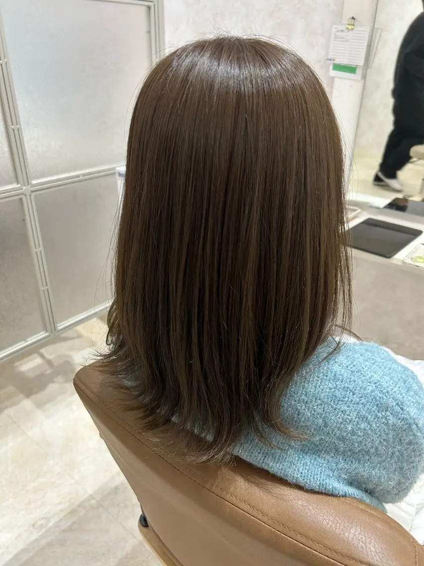 ミディアム カラー ヘアカラー トリートメント ヘアセット 💙まこと💙艶 カラー(Rico)のヘアスタイル