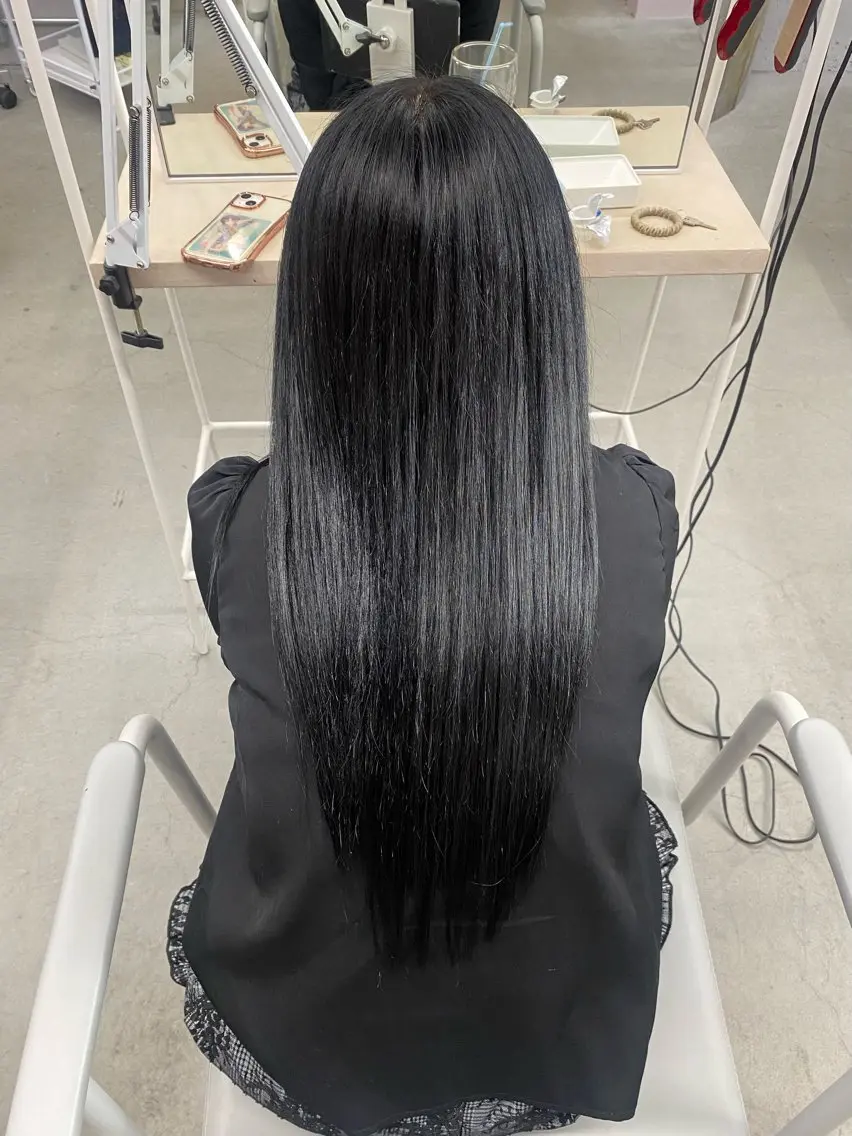 ロング カラー ヘアカラー トリートメント 前橋 姫奈のヘアスタイル