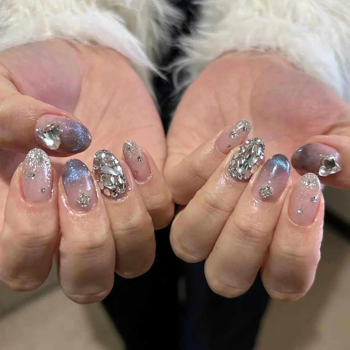 ネイル パラあり！フィルイン 美フォルムのネイルデザイン
