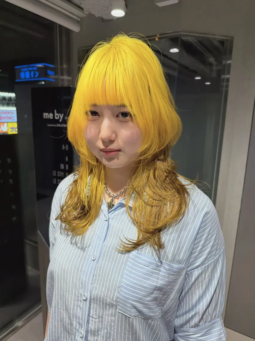 ロング カラー カット ヘアカラー クドウ タイキのヘアスタイル