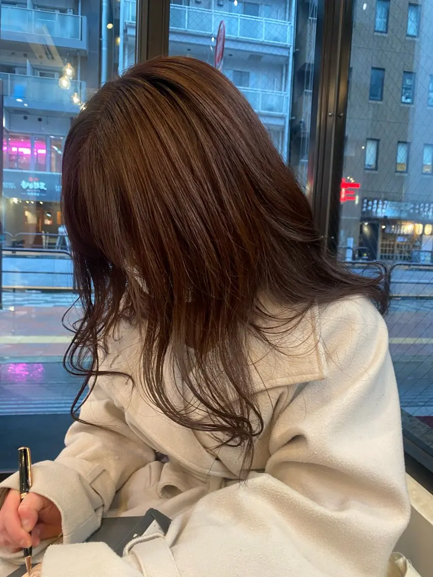 ロング 貴方に似合うを見つけ ます🌱市川リョウカのヘアスタイル