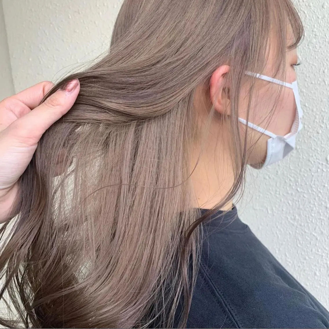 ロング kiyono ⭐︎ダブルカラーのヘアスタイル