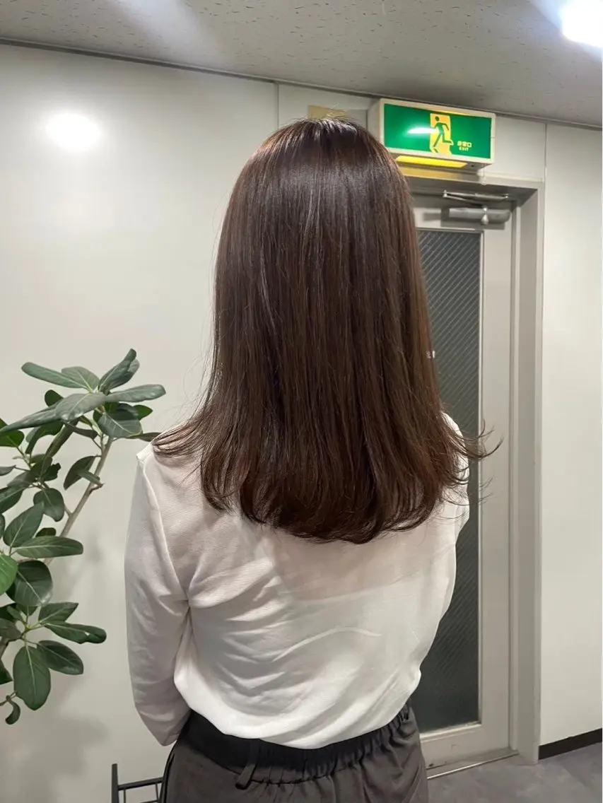 ミディアム 無料カットモデル募集 /西梅田/筒井大翔のヘアスタイル