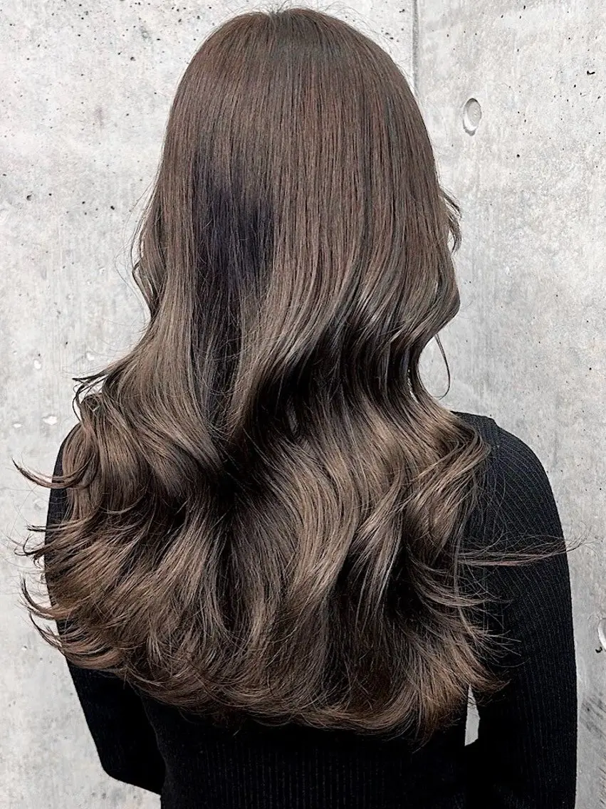 ロング カラー ヘアアレンジ 縮毛矯正 縮毛矯正・カラー特化 指名No.1shunのヘアスタイル