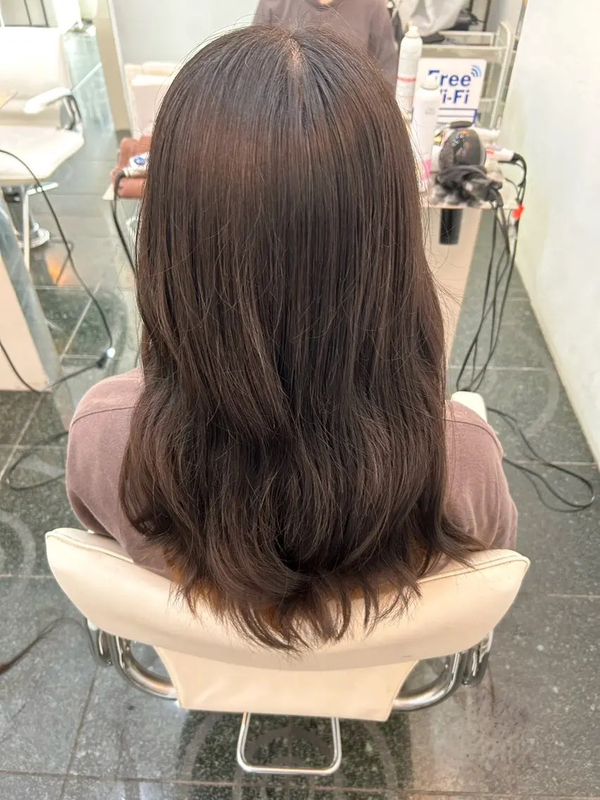 ロング カット 髪質改善⭐️縮毛 🫧内藤紅葉のヘアスタイル