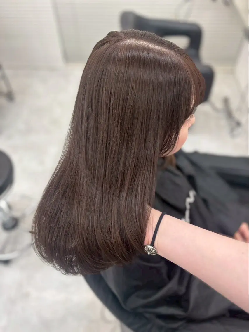 ロング カラー ヘアカラー ヘアセット 上品モテヘア🩶 karen🩶のヘアスタイル