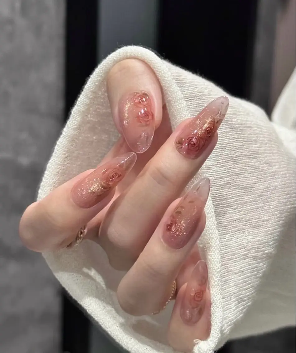 【10本長さだし】🌹バラ🌹·シンプルデザイン(オフなし)¥10980→¥6980の写真