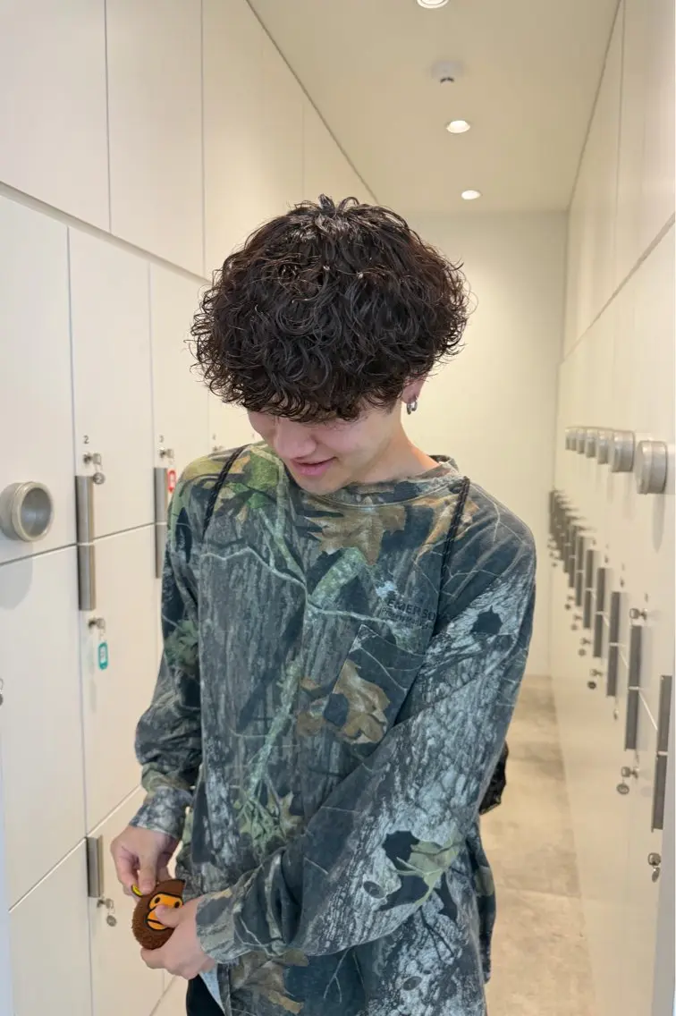 パーマ メンズ fifth PARK HINATAのヘアスタイル