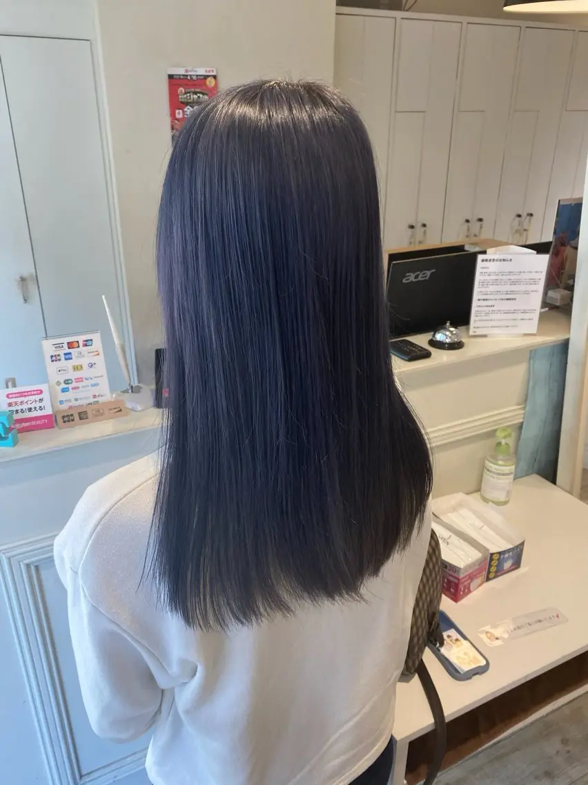 ☀️最高級ケア☀️カット＋髪質改善カラー＋Aujuaトリートメント¥9900の写真