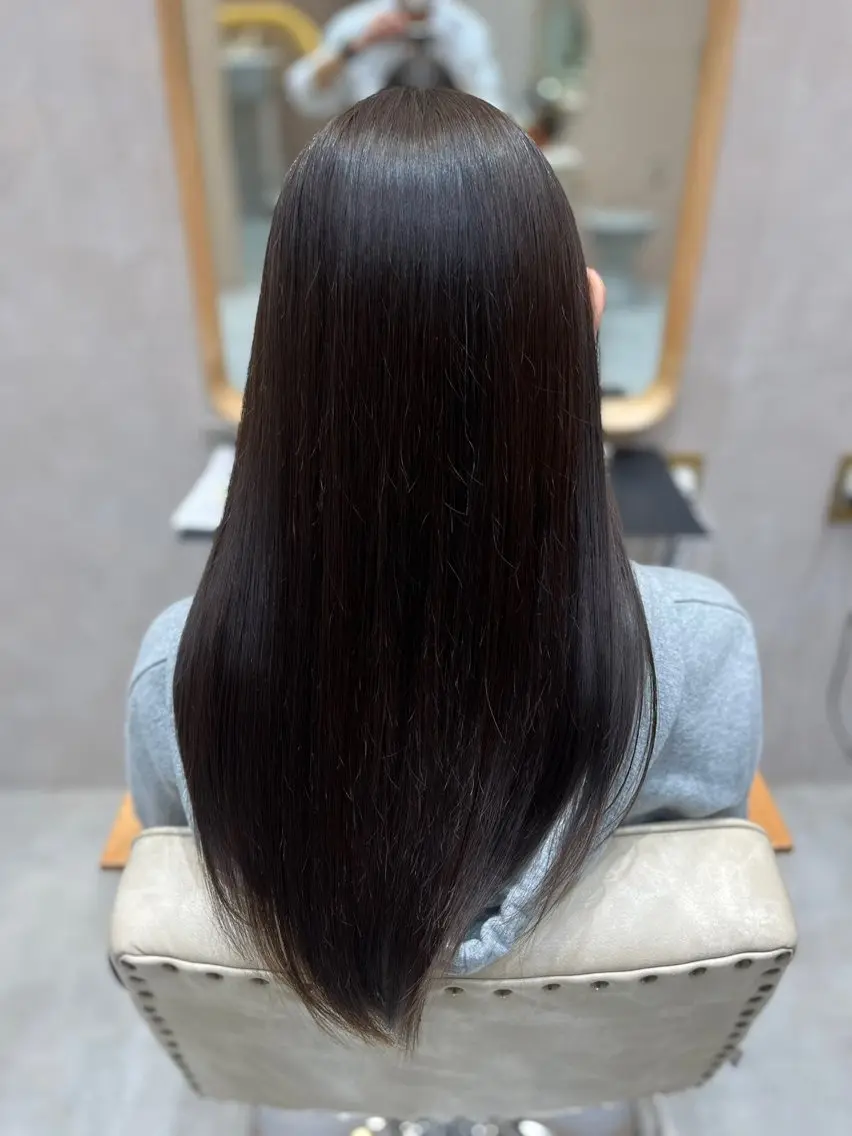 セミロング ヘアカラー ヘッドスパ🫧カラー たけとら🐯のヘアスタイル