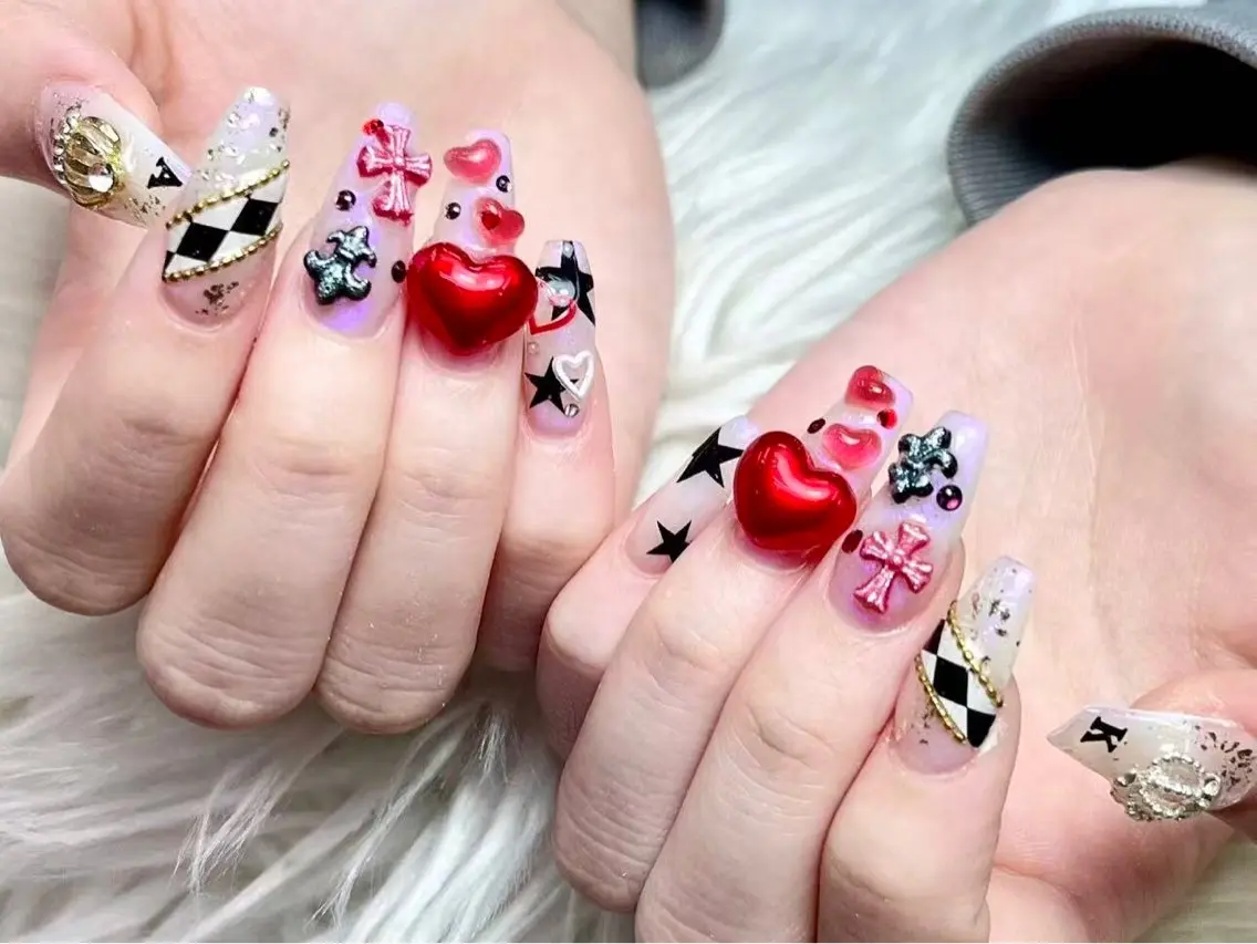 メンズ ネイル ハンドネイル Bloom kabukiのネイルデザイン