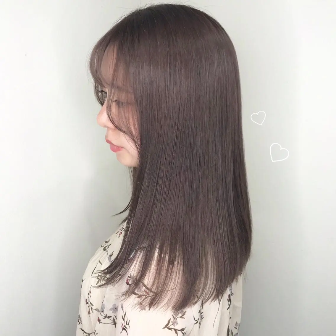 セミロング ヘアカラー 似合わせ提案サラ艶♡ 彩華のヘアスタイル
