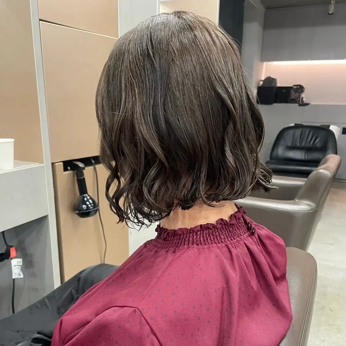 ショート パーマ パーマ ロングパーマ/ボブ/ 表参道/aoba🩵のヘアスタイル