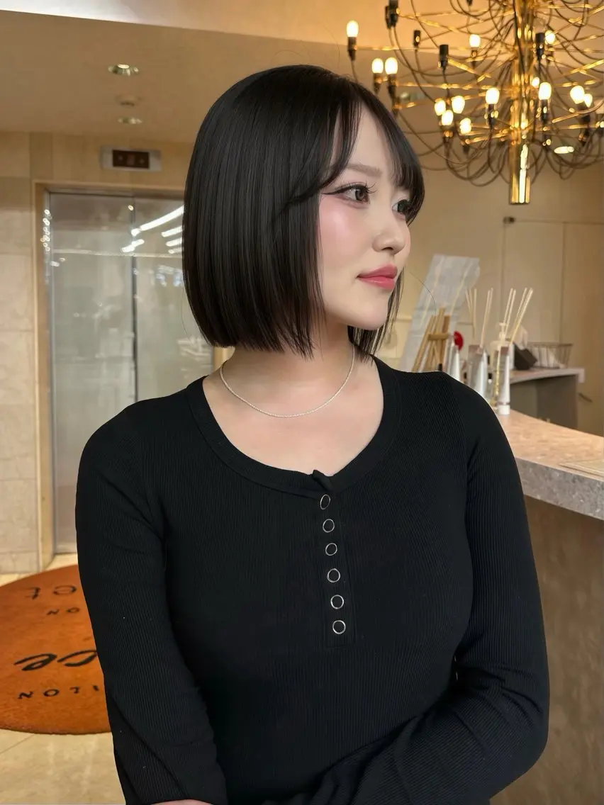 【韓国風が好きな方へ🌟】似合わせカット+トリートメントの写真
