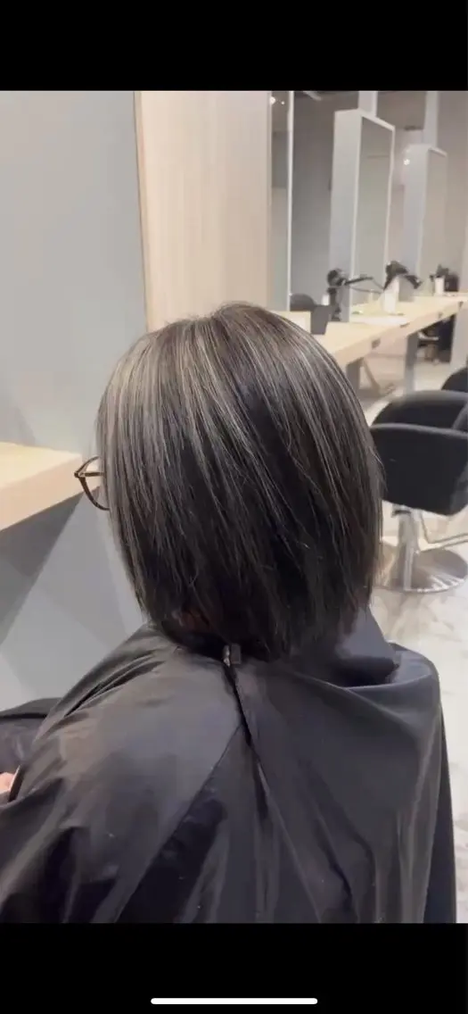 ショート ハイライト 野村 星斗のヘアスタイル