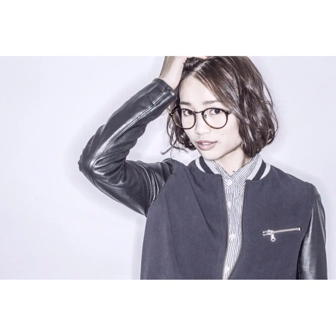 ミディアム 千葉 絵里花のヘアスタイル