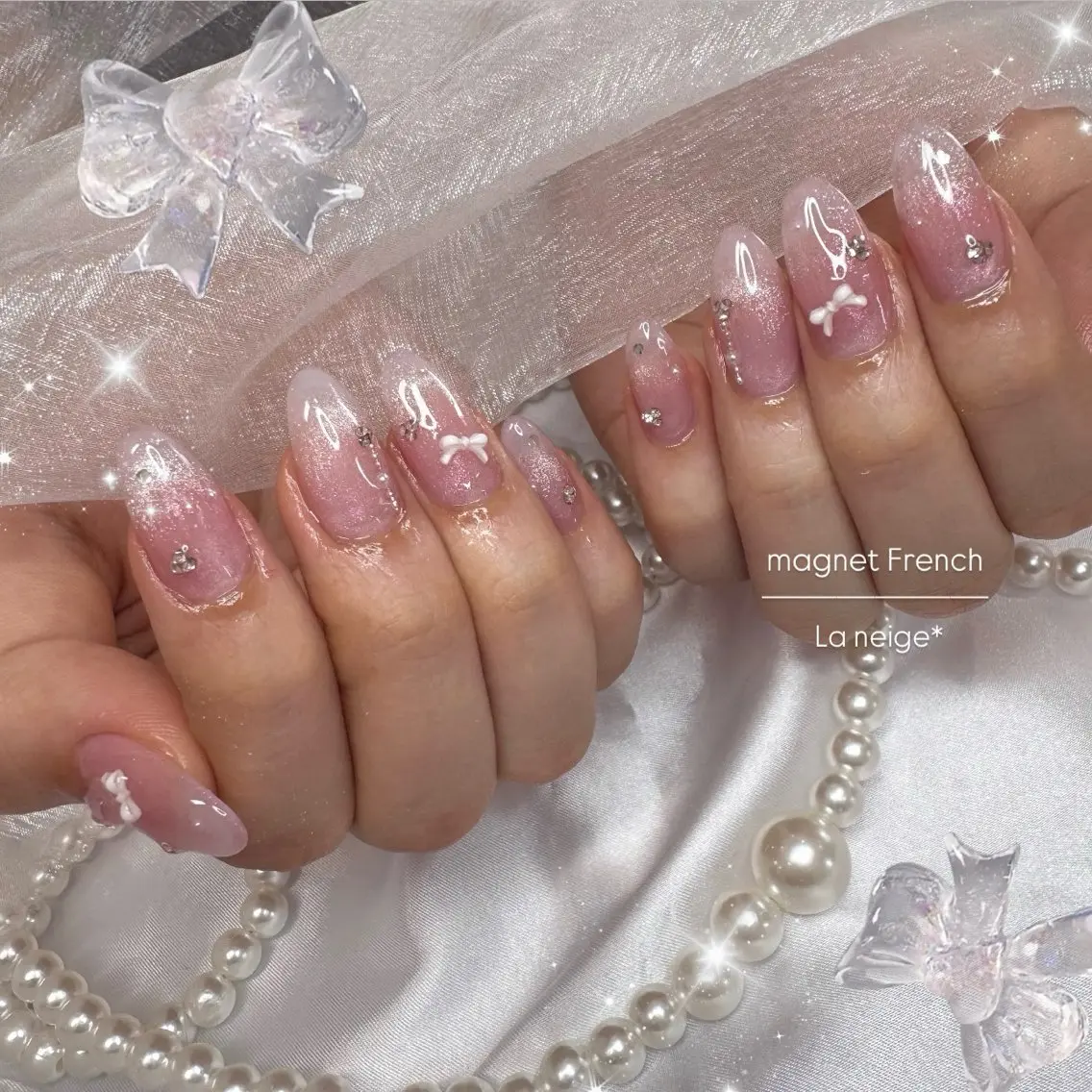 ネイル ハンドネイル La neige* yuki 🐩🌙のネイルデザイン