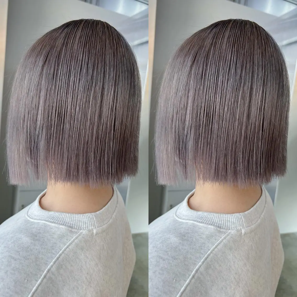 ミディアム カラー カット ヘアカラー トリートメント yoriダブルカラー 代表すがわらのヘアスタイル