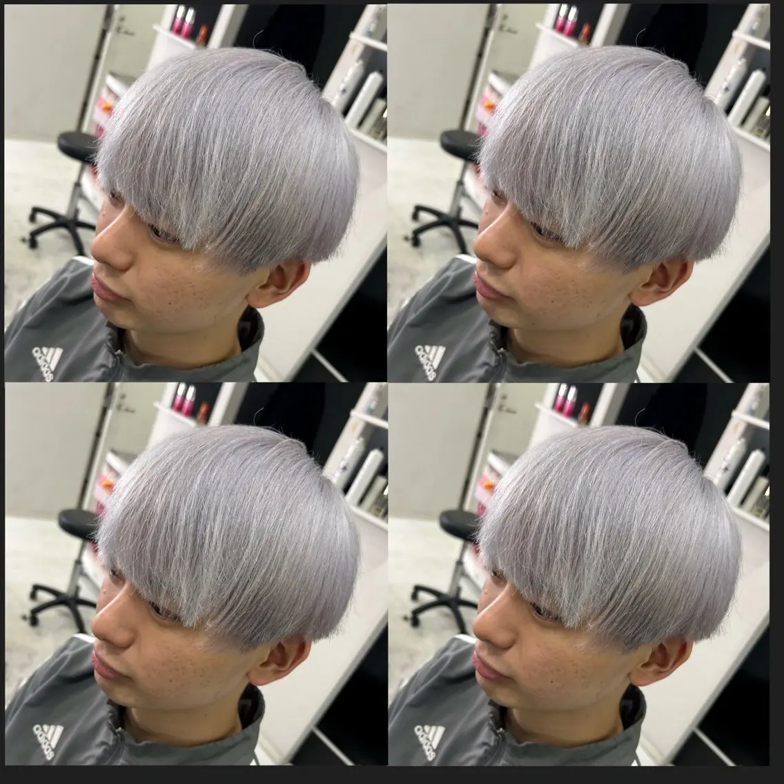 ✨メンズ限定ハイトーン✨カット➕ダブルカラー➕✨トリートメント✨の写真