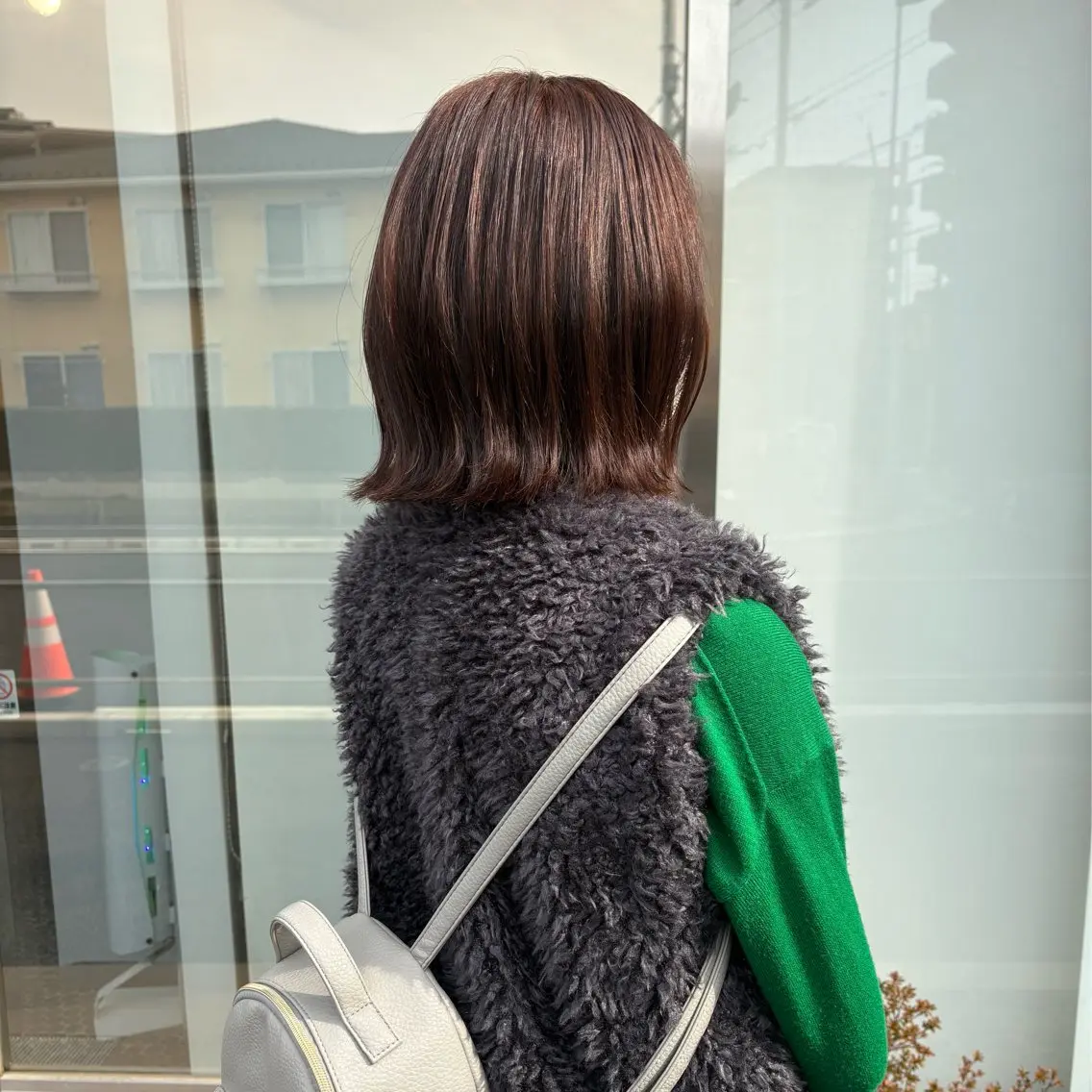 ミディアム カット ヘアカラー 渡辺 健太郎のヘアスタイル