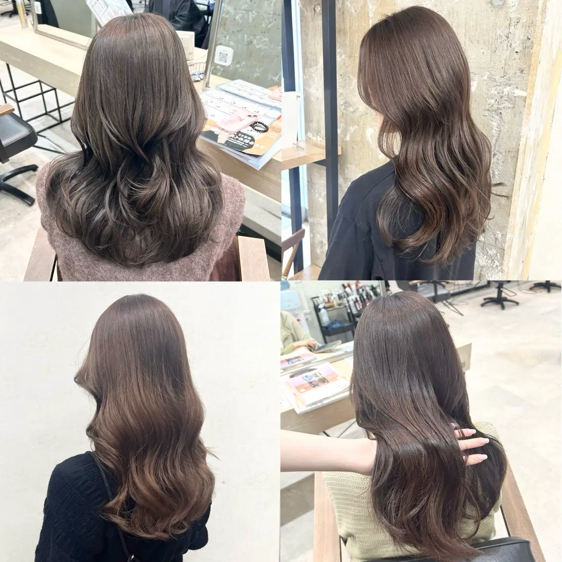 ロング rio¦ブラウン¦暗 髪¦縮毛矯正🌙のヘアスタイル