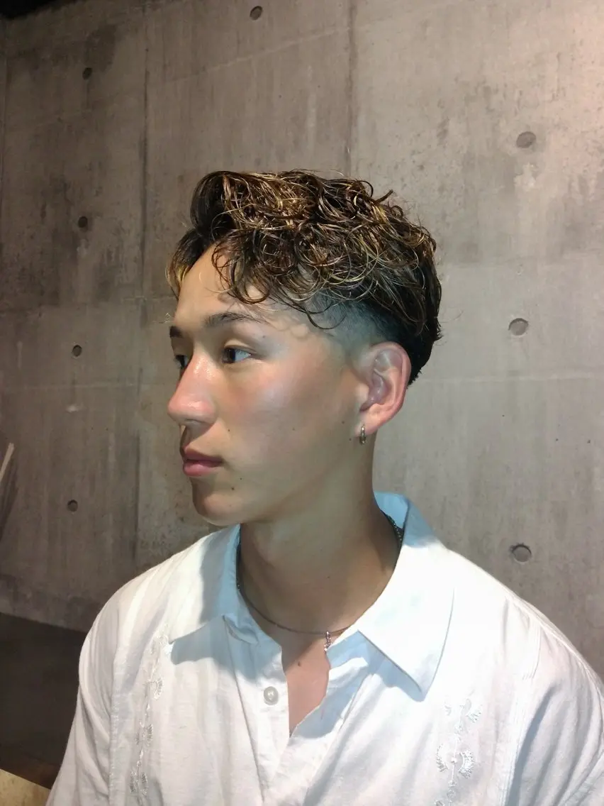 メンズ カット 窪田 力也のヘアスタイル