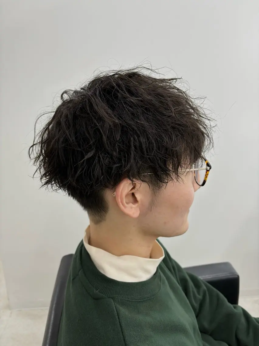 パーマ メンズ カット パーマ トリートメント 《Zina札幌大通》 Hinano🐻のヘアスタイル