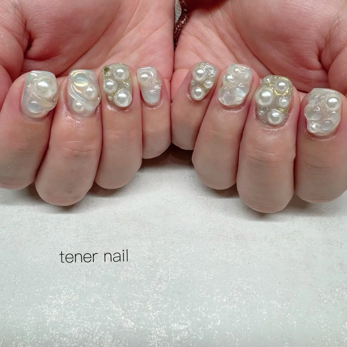 ネイル ぷっくりネイル ハンドネイル テネルネイル tener nailのネイルデザイン
