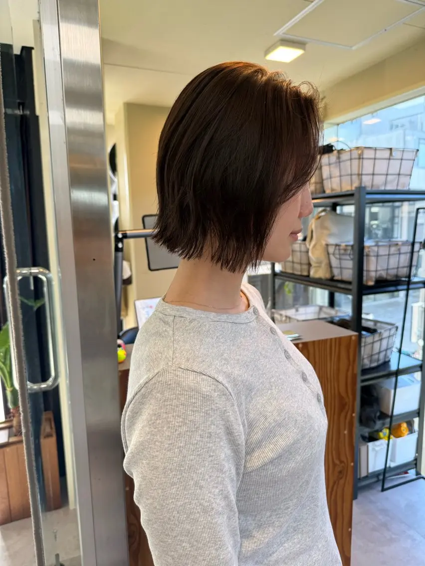 ショート カラー カット ヘアカラー 伶風/ ボブのヘアスタイル