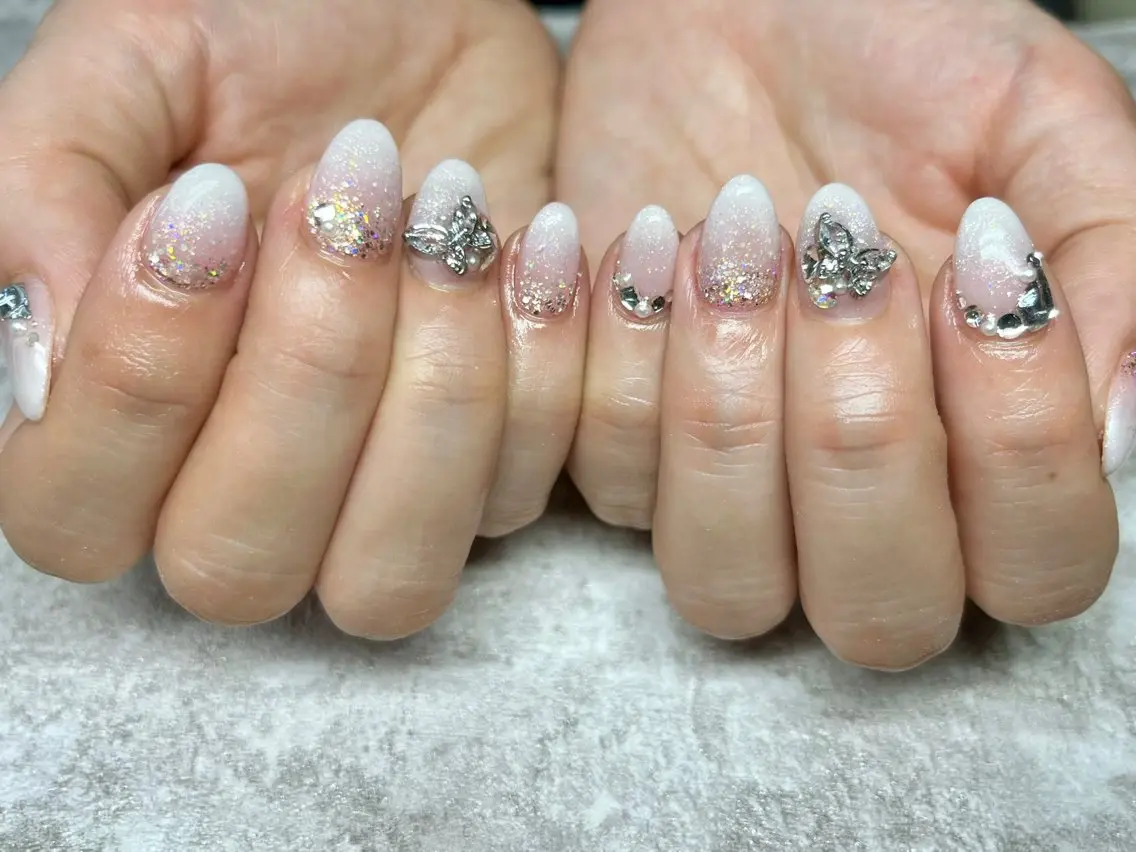 ネイル グラデーション joieange浜元 心斎橋店Nail🦋のネイルデザイン