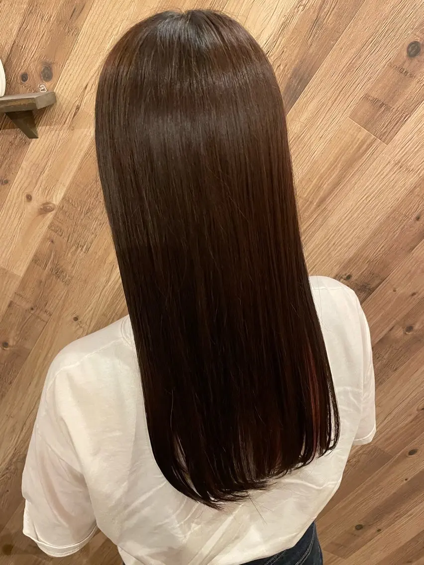 ロング カラー JowA✂︎ 目片夏実のヘアスタイル