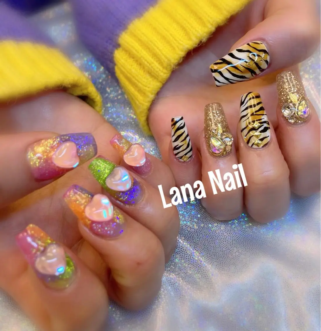 ネイル スカルプネイル Lana Nailのネイルデザイン