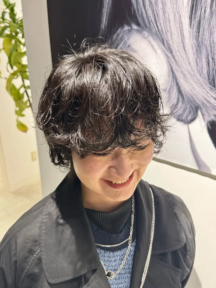 【5/27ショートボブ】カット+パーマ※カット料金は含まれませんの写真