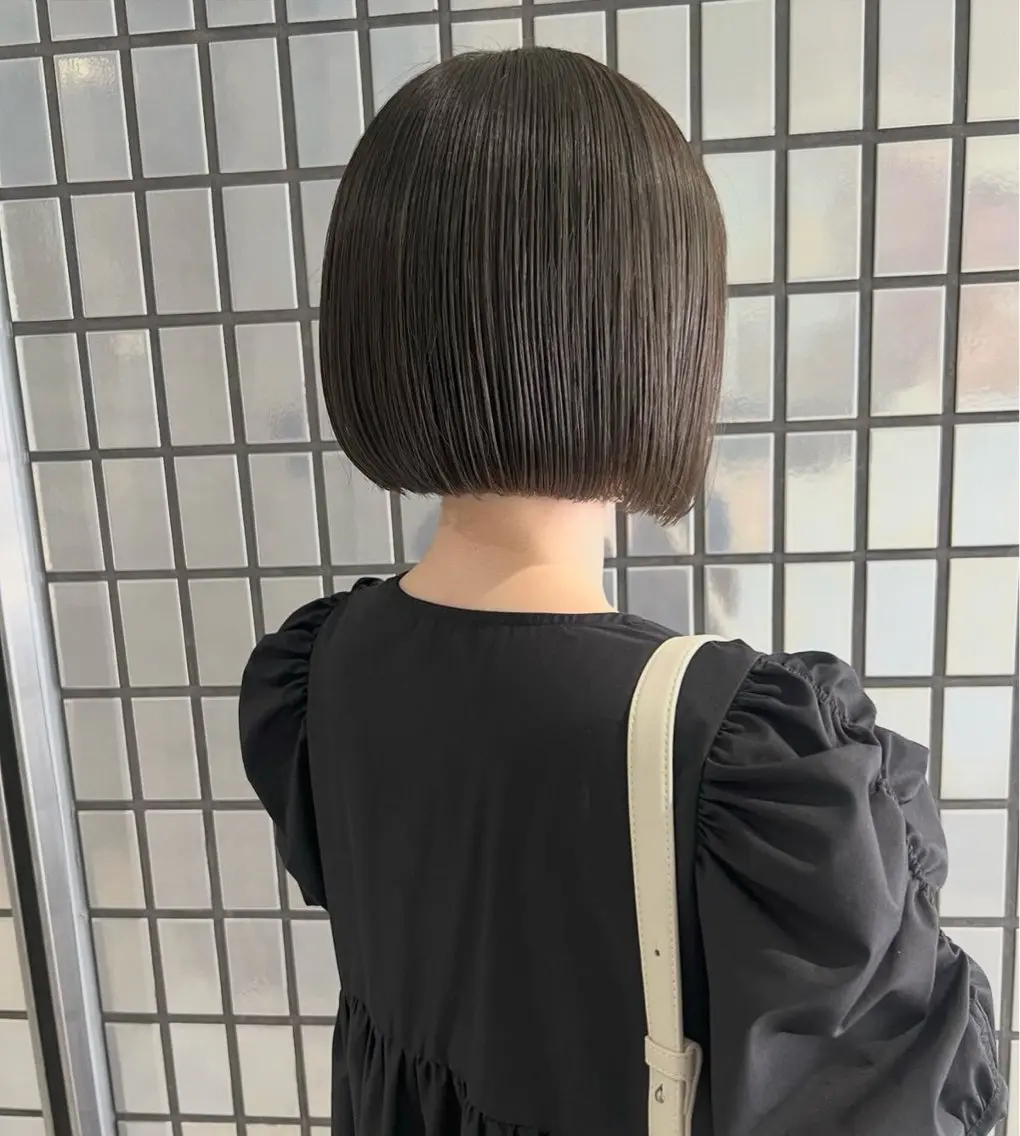 ショート カラー カット ヘアカラー トリートメント akane/ボブ /ブラウンベージュのヘアスタイル