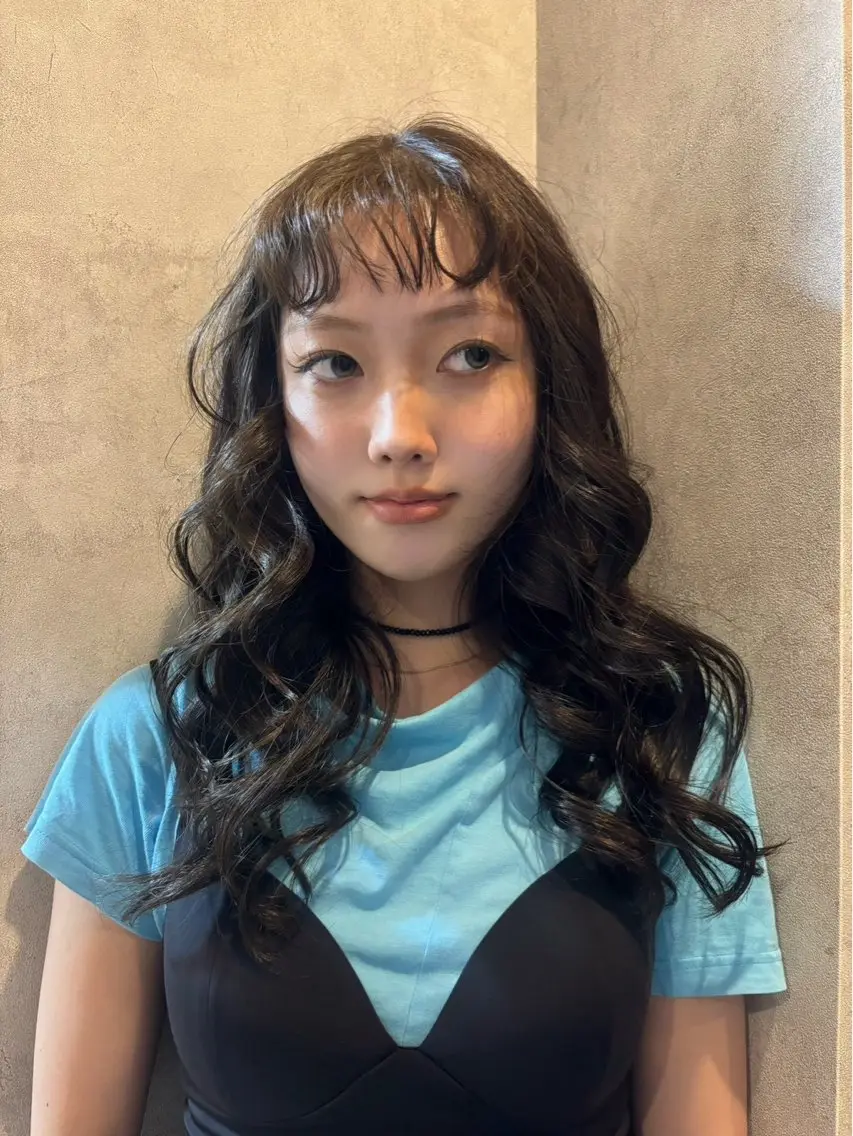 カラー ブラウンカラー 透明感カラー オリーブブラウン ヘアカラー 岡山/Riens maya/艶カラーのヘアスタイル
