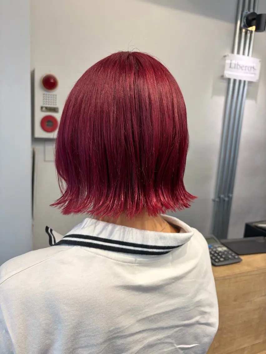 ミディアム カラー カット ヘアカラー トリートメント 🐾Libero🐾 柏　KONOMIのヘアスタイル