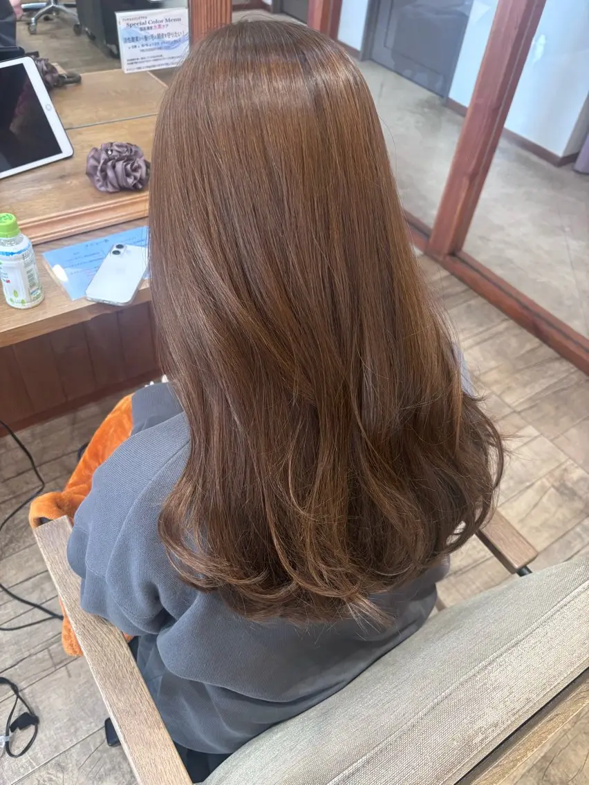 ロング カラー カット ヘアカラー トリートメント Ayano＿ Jill francのヘアスタイル