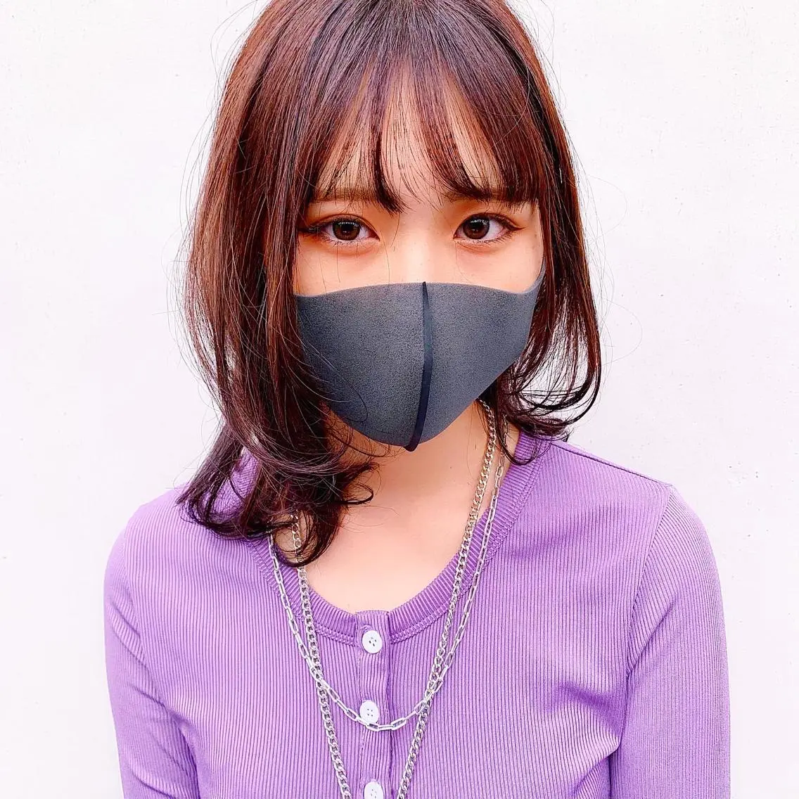 ミディアム カラー 中川 竜誠のヘアスタイル