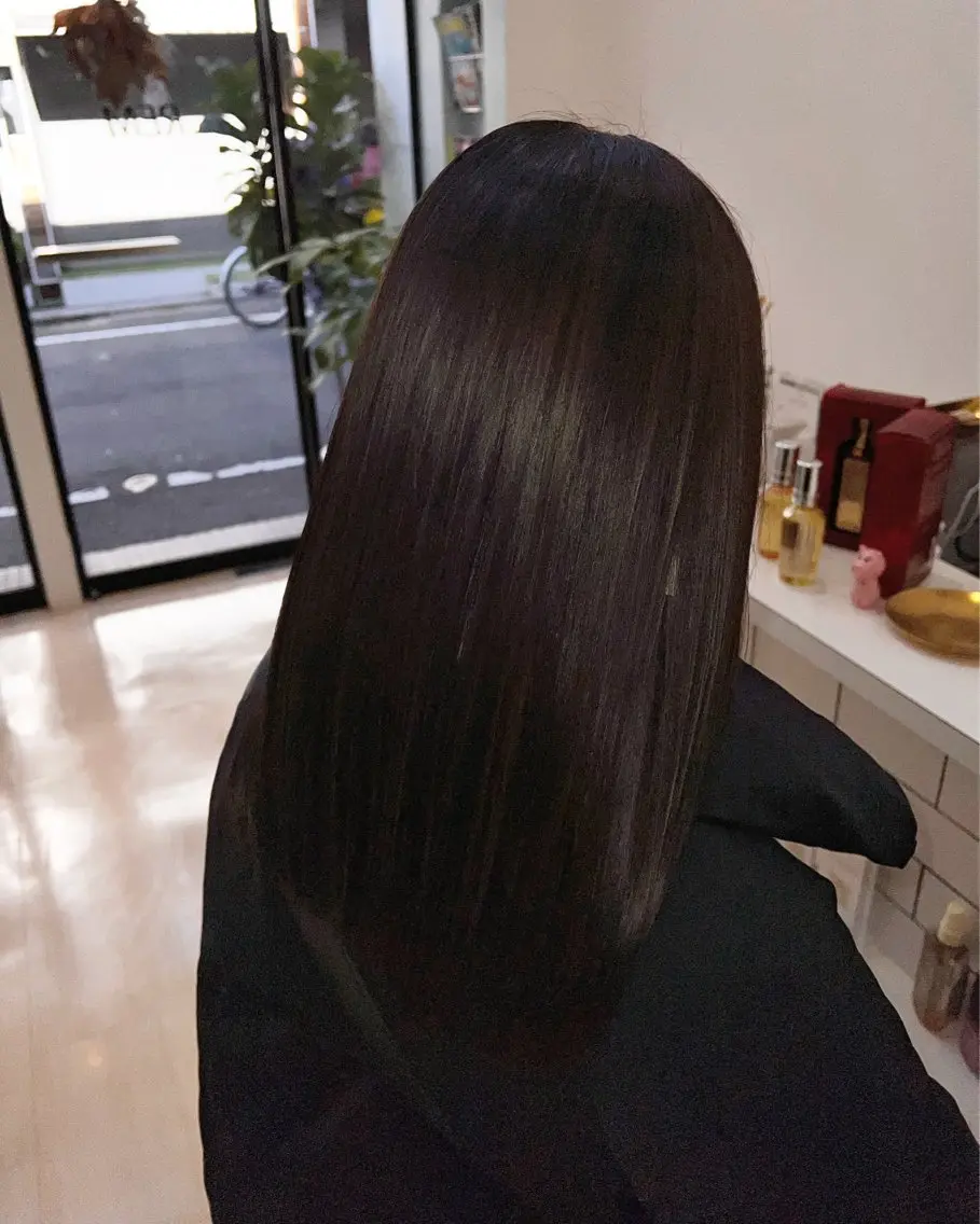 セミロング カラー パーマ ヘアアレンジ メンズ トリートメント 堀井 凌平のヘアスタイル