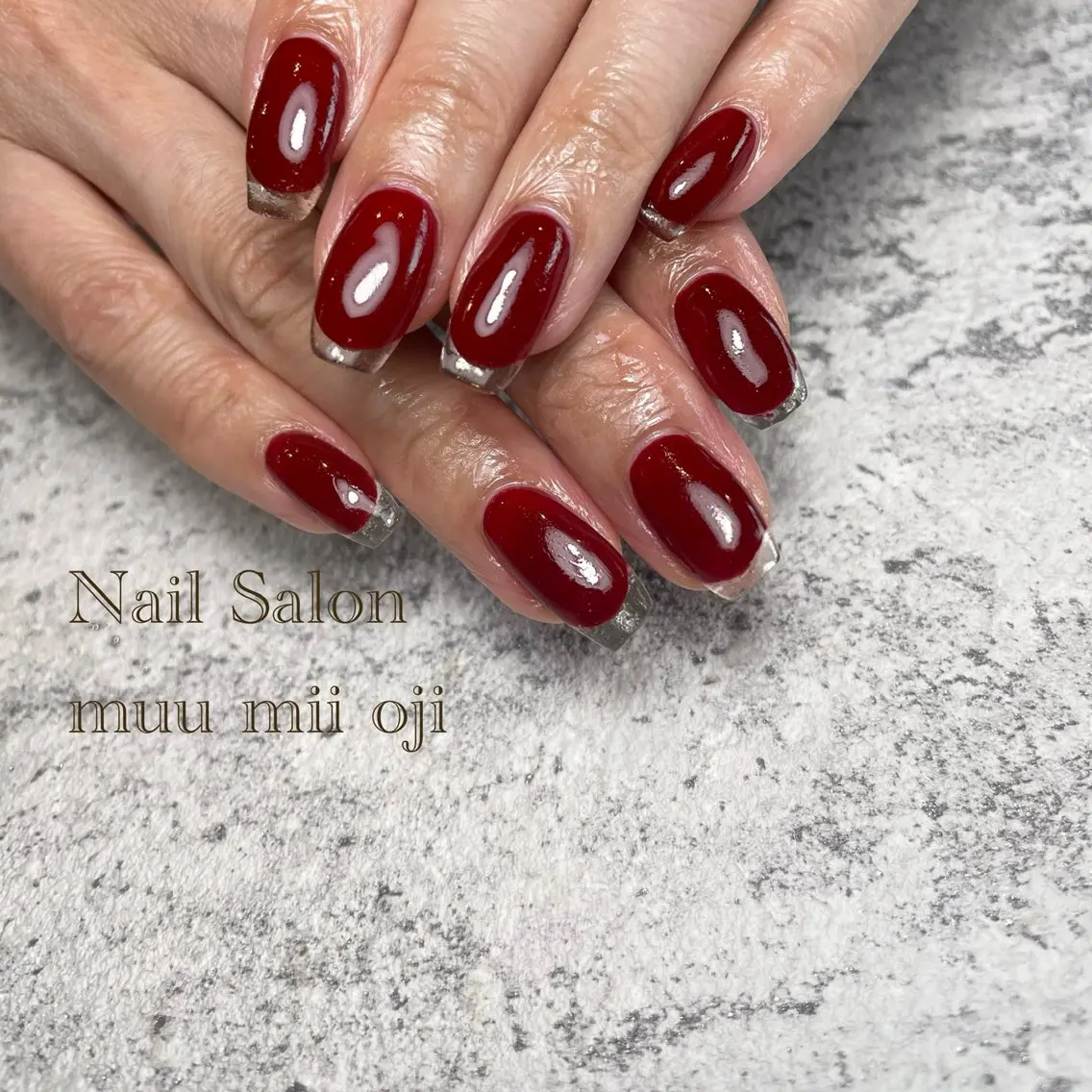 ネイル クリアネイル スカルプネイル Nail Salon muu mii王子店のネイルデザイン