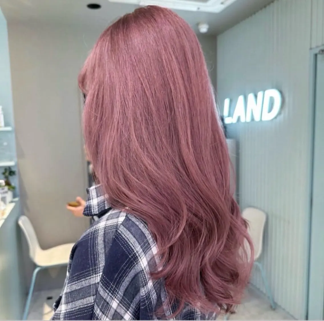 セミロング ヘアカラー トリートメント 🎀愛されピンク ラベンダー💜ゆいのヘアスタイル