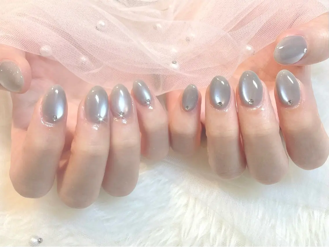 ネイル ジェルネイル マグネットネイル ハンドネイル ANDY💫 KANONのネイルデザイン
